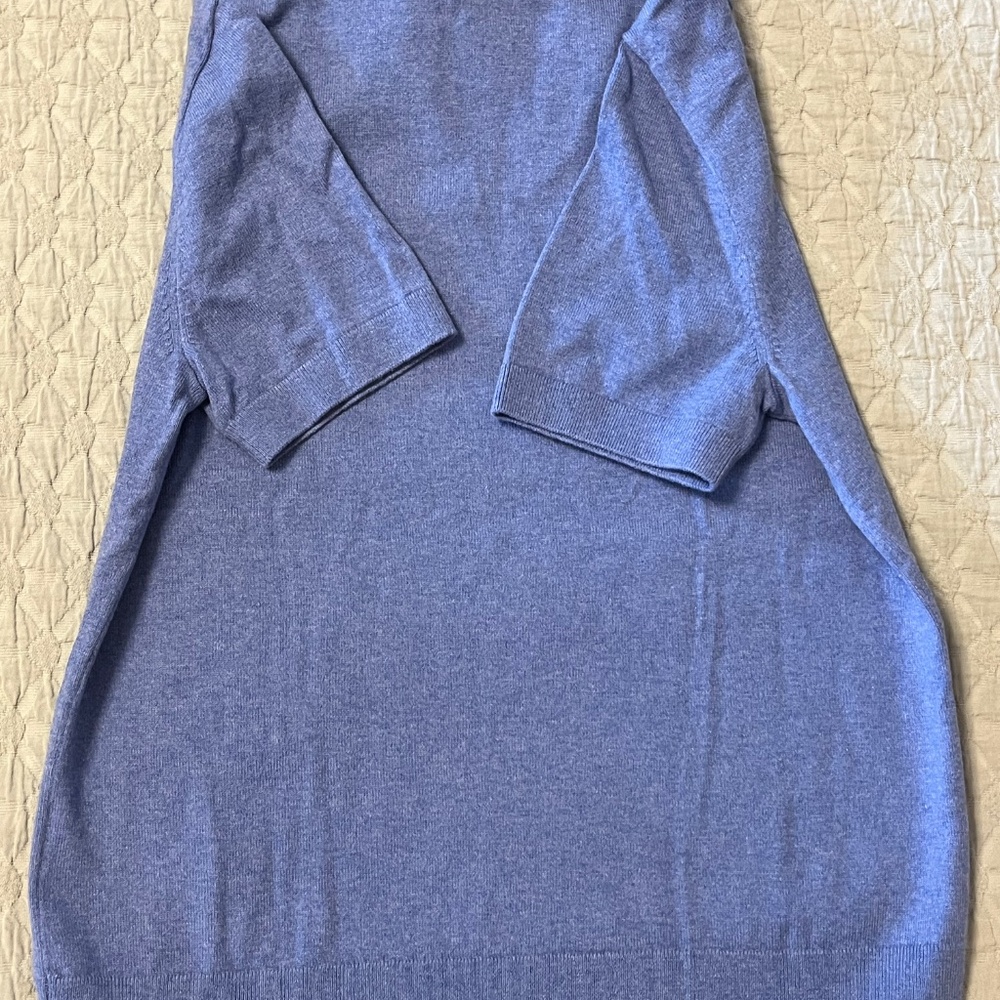 J Crew Factory Cotton Blend Polo Sweater - Picture 4 of 4